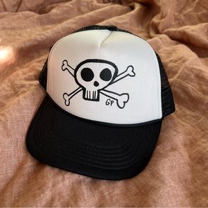 Skull Cross and Bones Trucker Hat